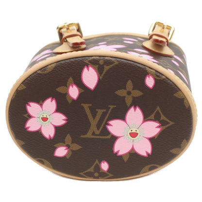 Louis Vuitton TM Takashi Murakami Monogram Cherry Blossom Nano Bucket — view 5