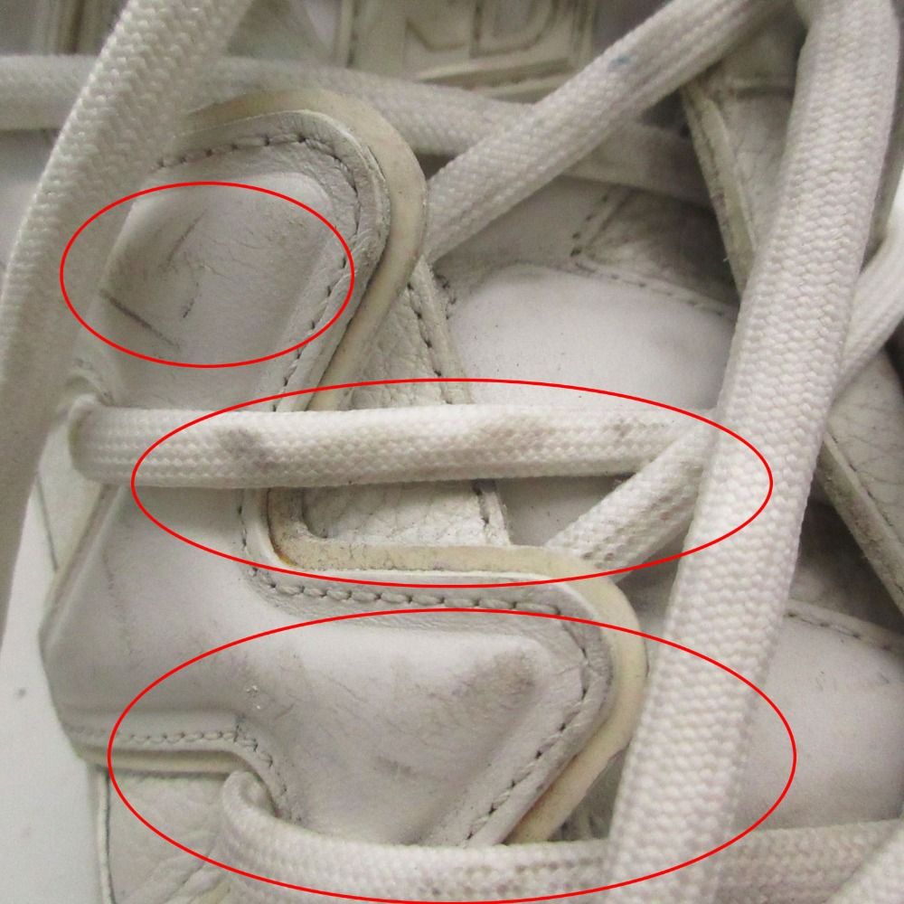 Louis Vuitton Sneakers Zigzag Line Leather Volume Sole Shoes White 8 — view 9