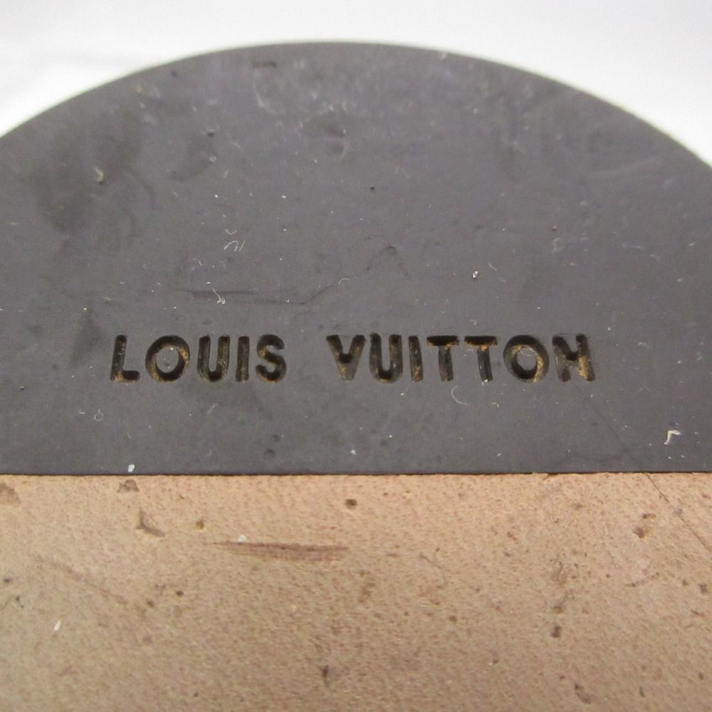 Louis Vuitton Dress Shoes Square Toe Outer Feather Lace Up Leather Black 6.5 — view 6