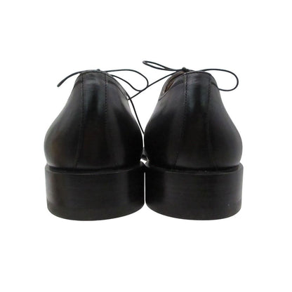 Louis Vuitton Dress Shoes Square Toe Outer Feather Lace Up Leather Black 6.5 — view 4