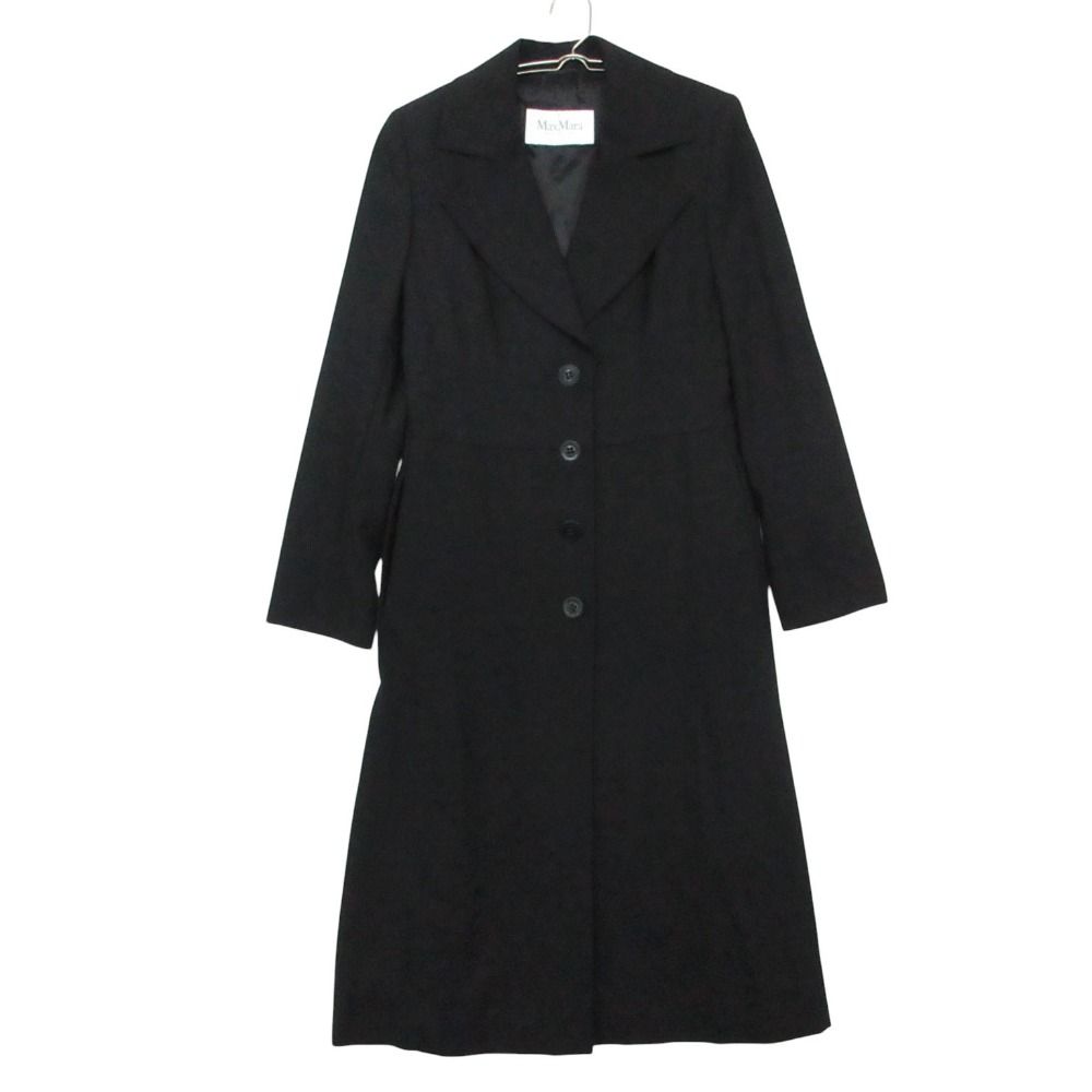 Max Mara Maxma Chestar Coat Long Length Double Breasted Jacket Outer Navy 42