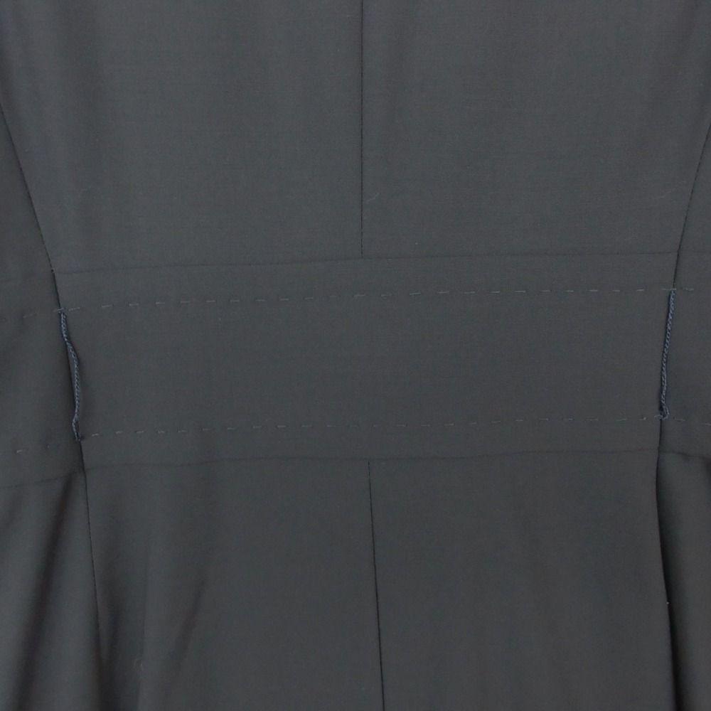 Max Mara Maxma Chestar Coat Long Length Double Breasted Jacket Outer Navy 42 — view 9