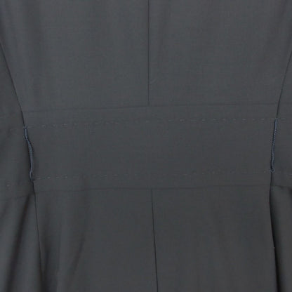 Max Mara Maxma Chestar Coat Long Length Double Breasted Jacket Outer Navy 42 — view 9