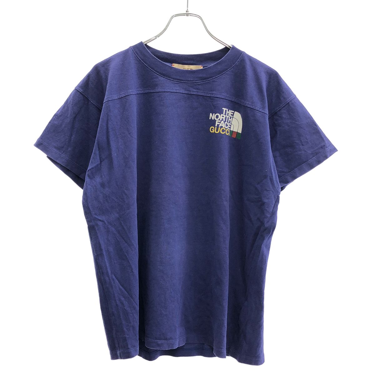 Gucci the North Face Back Print T-Shirt Navy XS