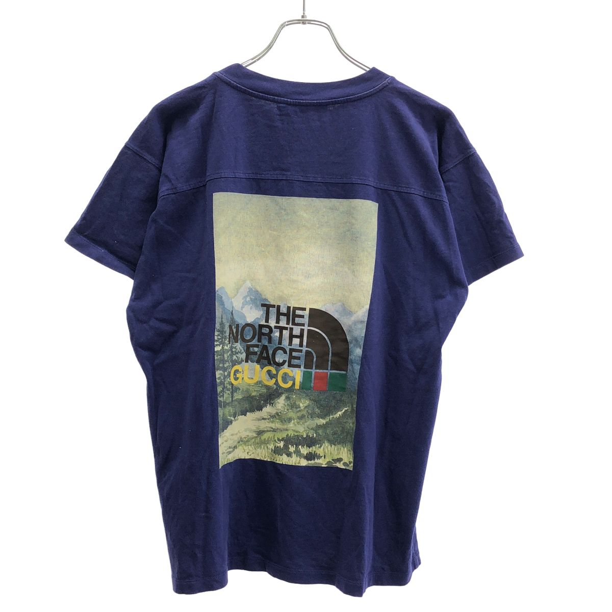 Gucci the North Face Back Print T-Shirt Navy XS — view 2