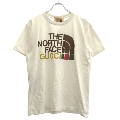 Gucci the North Face Logo Print T-Shirt White