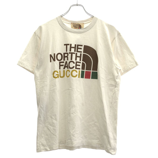 Gucci the North Face Logo Print T-Shirt White