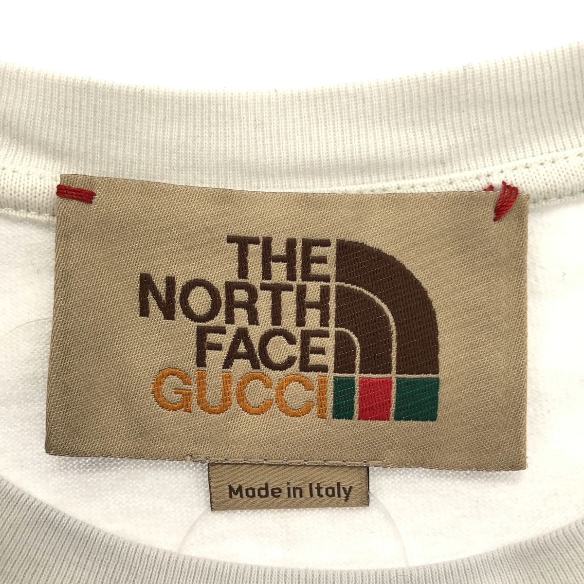 Gucci the North Face Logo Print T-Shirt White — view 3