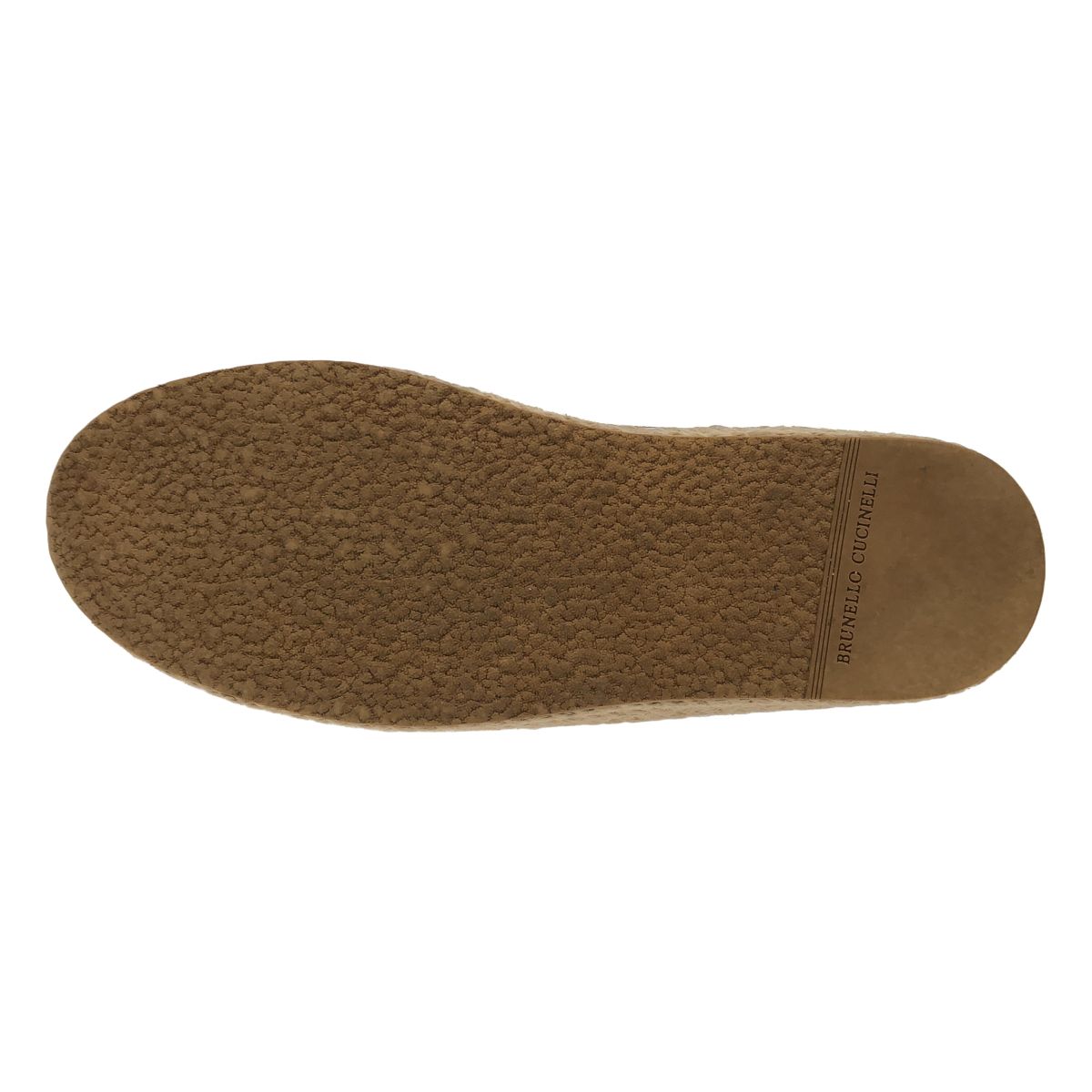Brunello Cucinelli Espadrilles Suede Leather Slip on Loafers Navy — view 4