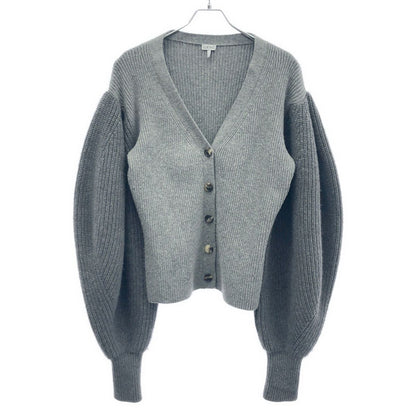 Loewe Balloon Sleeves Cardigan Sleeve Knit Gray