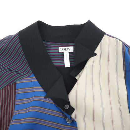 Loewe Multi Striped Long Shirt Dress Mix 36 — view 3