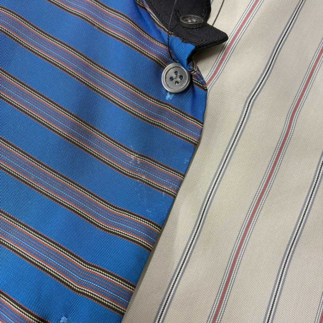 Loewe Multi Striped Long Shirt Dress Mix 36 — view 6