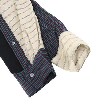 Loewe Multi Striped Long Shirt Dress Mix 36 — view 4