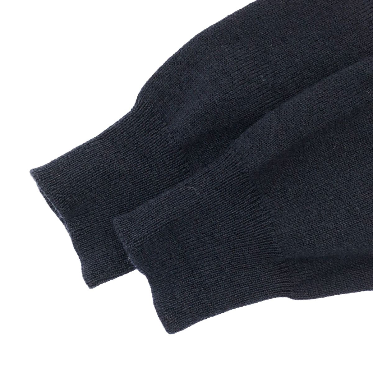 Prada Wool Knit Cardigan Navy 48 — view 4