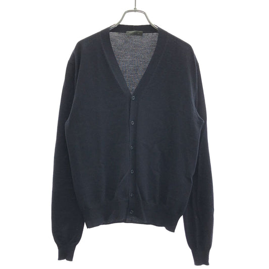 Prada Wool Knit Cardigan Navy 48