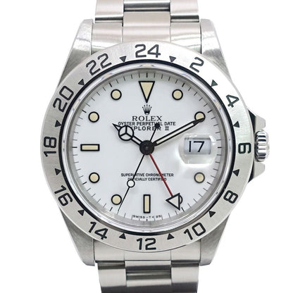 Rolex Watch Explorer II No All Tritium SS Automatic Winding WH Dial Oyster