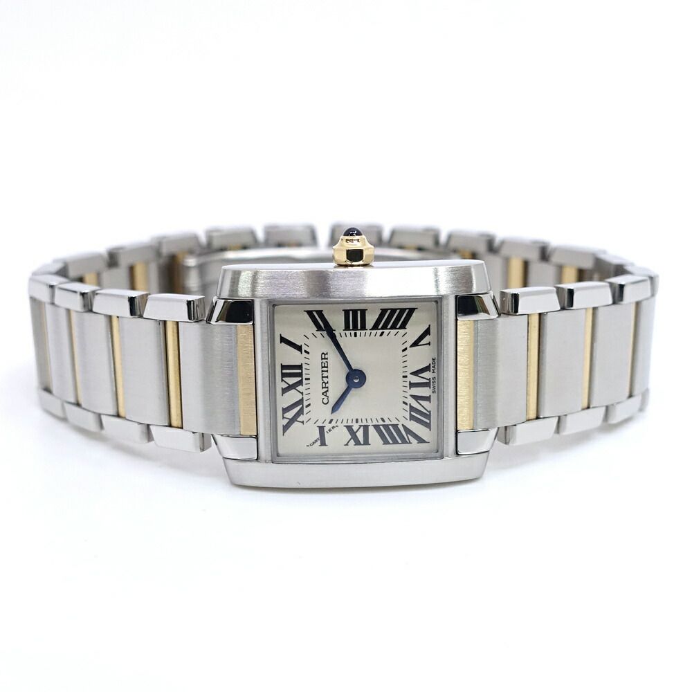 Cartier Tank Francaise SM Watch SS YG Quartz — view 3
