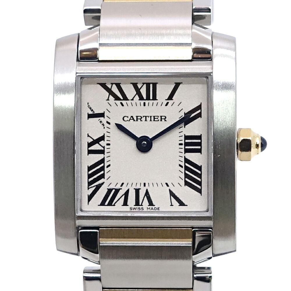Cartier Tank Francaise SM Watch SS YG Quartz