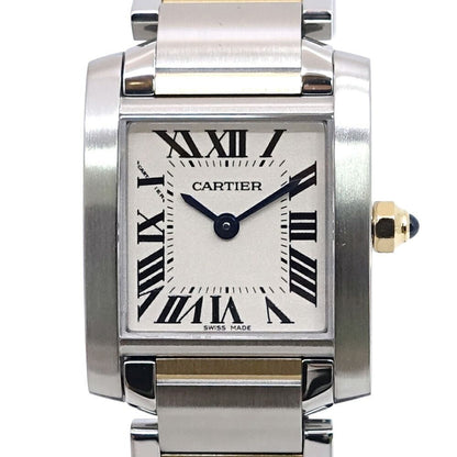 Cartier Tank Francaise SM Watch SS YG Quartz