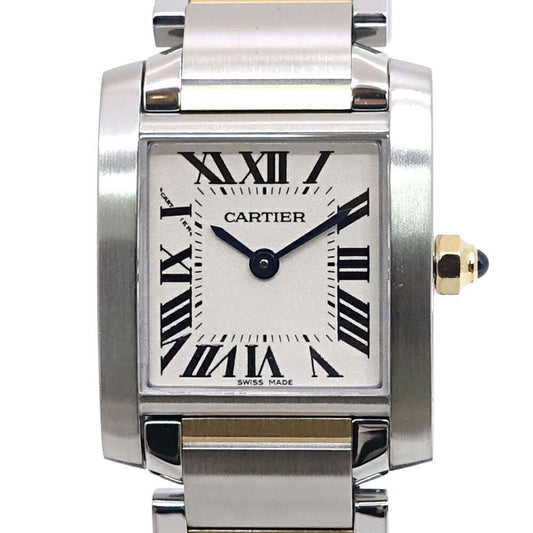 Cartier Tank Francaise SM Watch SS YG Quartz