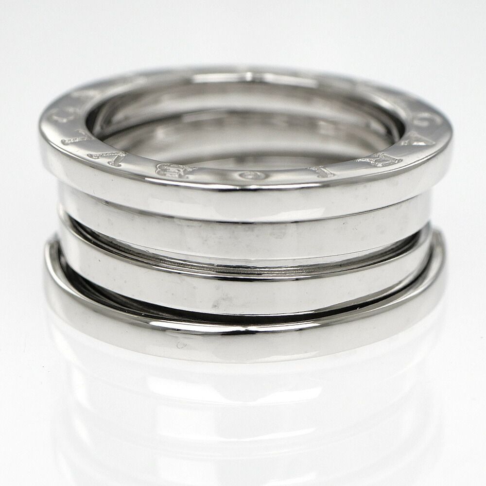Bvlgari Bulgari Ring Bands 18k White Gold 51 Polished — view 3