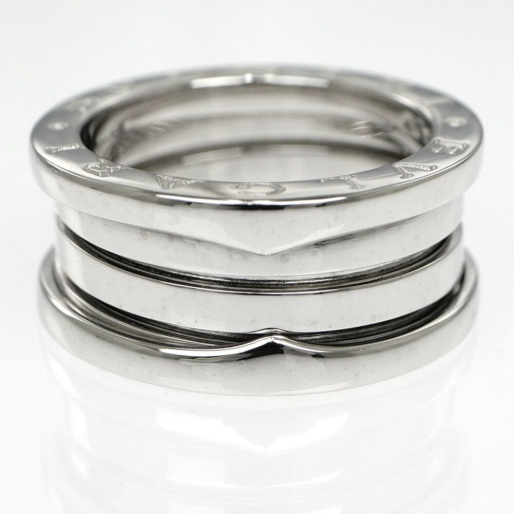 Bvlgari Bulgari Ring Bands 18k White Gold 51 Polished — view 4