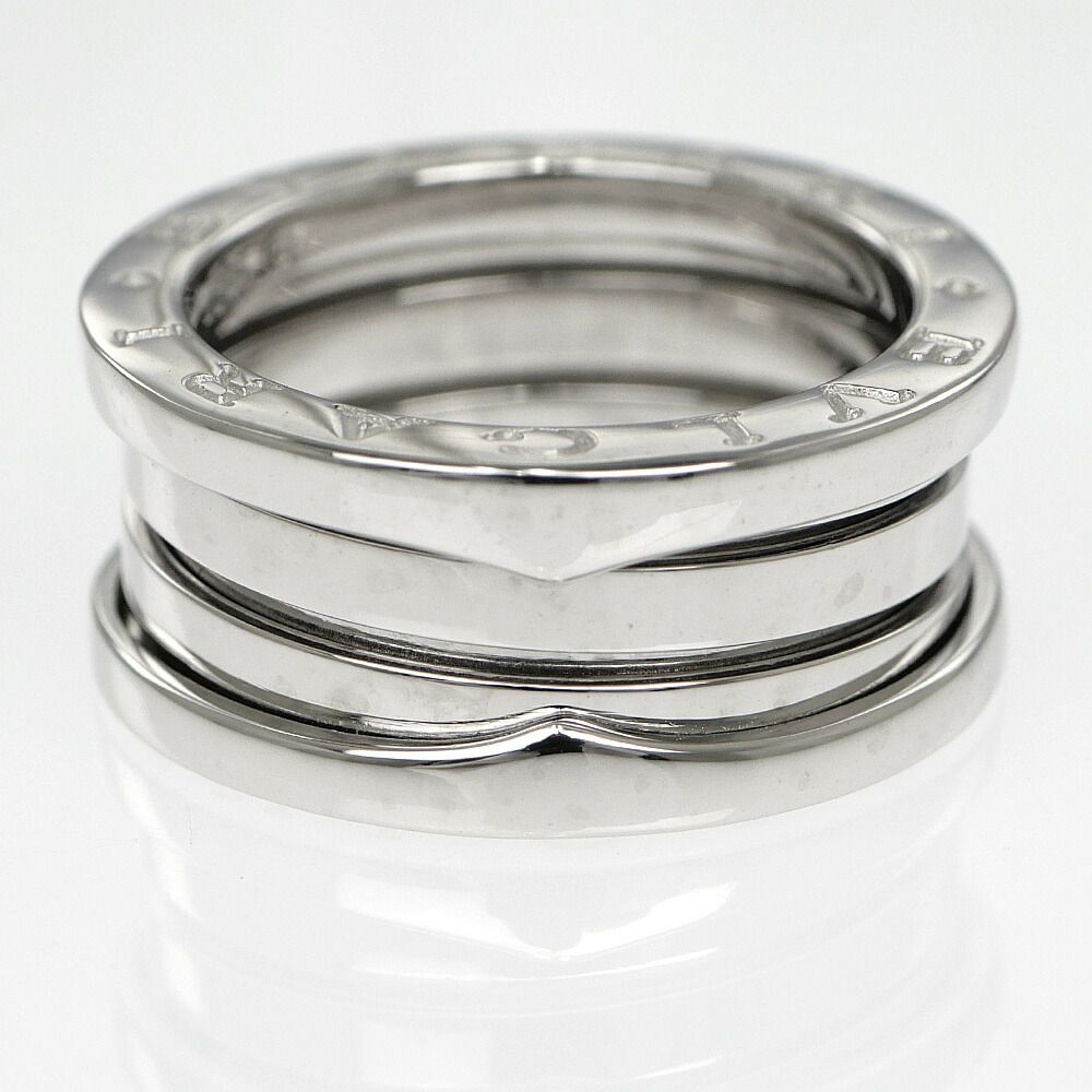 Bvlgari Bulgari Ring Bands 18k White Gold 51 Polished — view 2