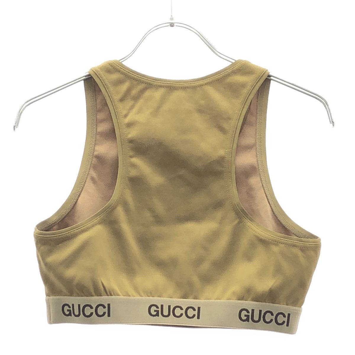 Gucci Tank Top Fitness Wear Brown XS — view 2