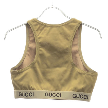 Gucci Tank Top Fitness Wear Brown XS — view 2