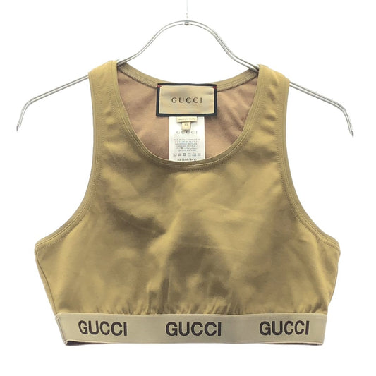 Gucci Tank Top Fitness Wear Brown XS