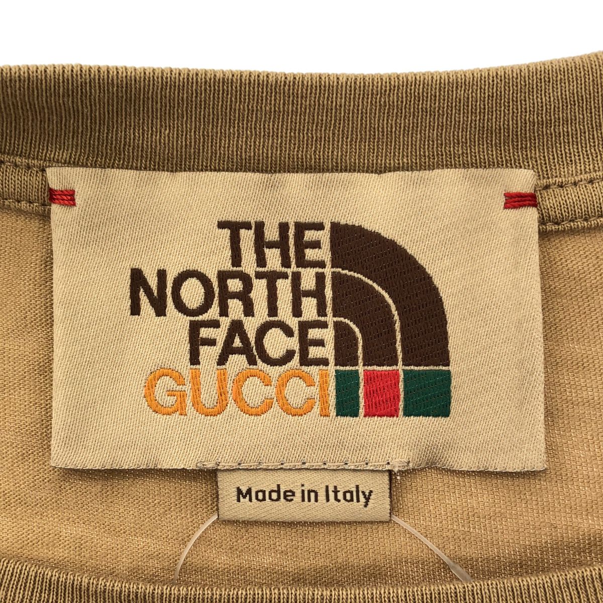 Gucci the North Face Logo Print T-Shirt Brown — view 3
