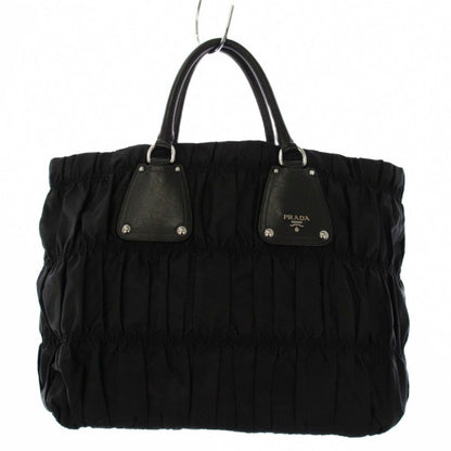 Prada Tote Shirred Black KH