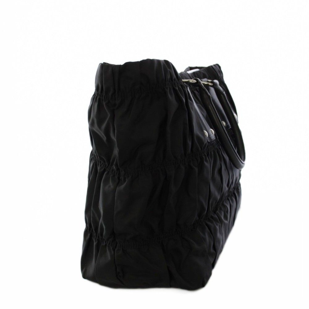 Prada Tote Shirred Black KH — view 3