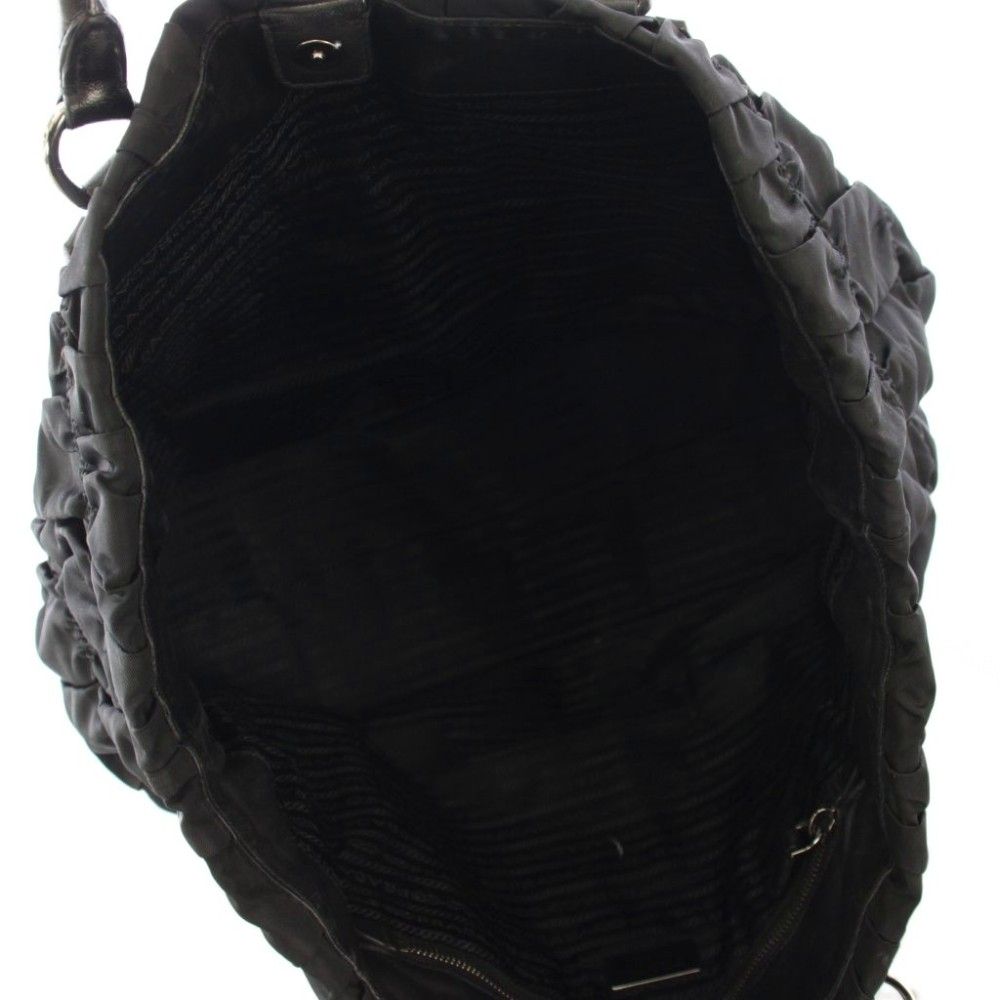 Prada Tote Shirred Black KH — view 5