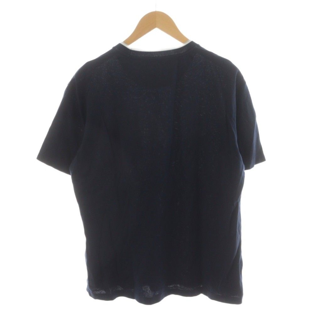 Prada Triangle Logo T-Shirt Short Sleeve Crew Neck XL Navy — view 2