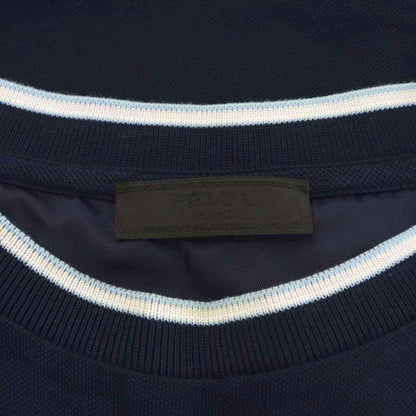 Prada Triangle Logo T-Shirt Short Sleeve Crew Neck XL Navy — view 3