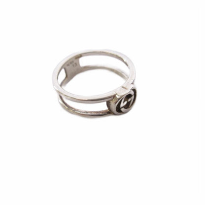 Gucci Interlocking Ring Silver Color KH — view 2