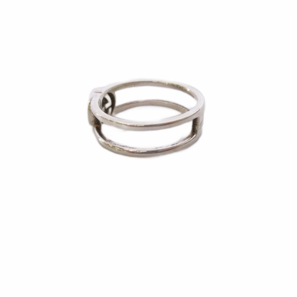 Gucci Interlocking Ring Silver Color KH — view 3