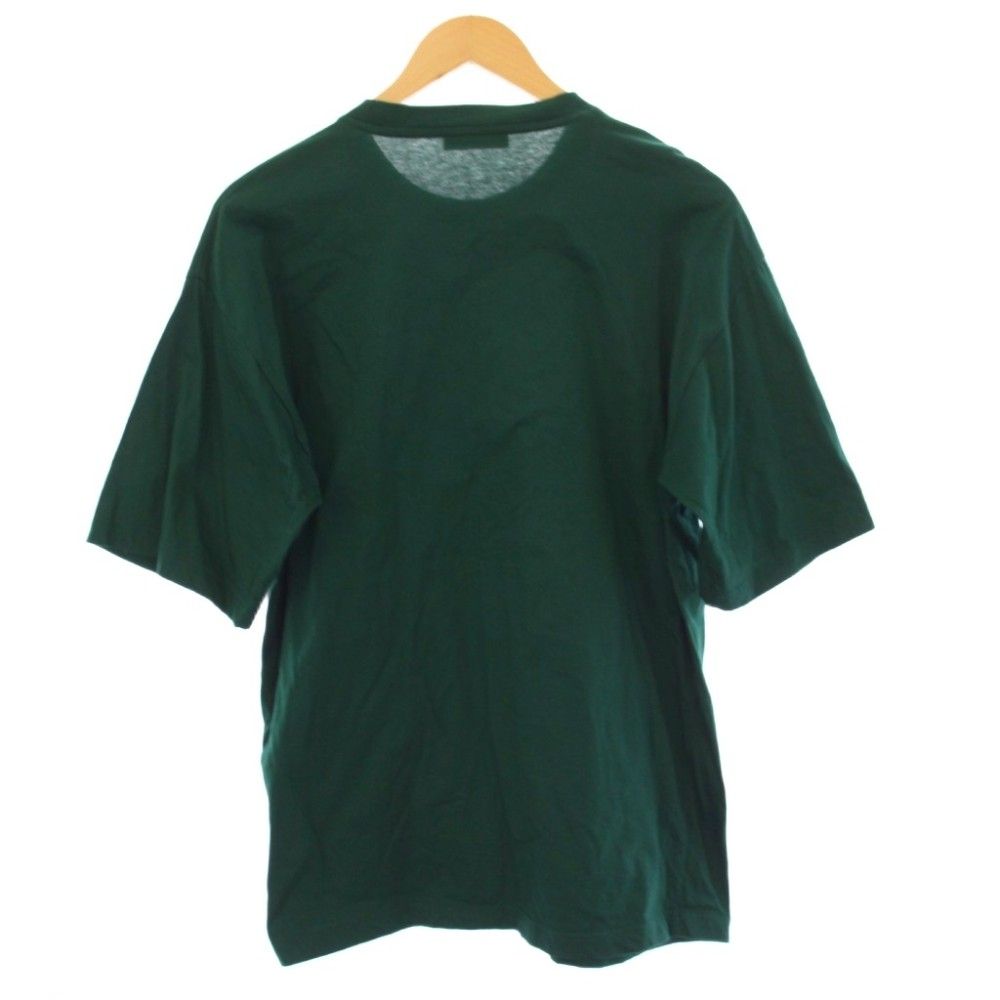 Prada Triangle Logo Pocket T-Shirt Short Sleeve L Green — view 2