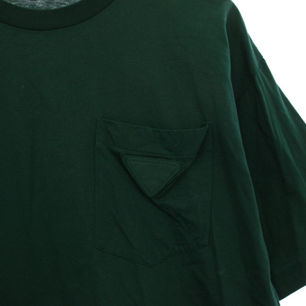 Prada Triangle Logo Pocket T-Shirt Short Sleeve L Green — view 5