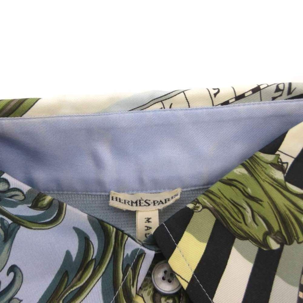 Hermes Martin Margiela Era Dies ET Hore Astrology Sun Polo Shirt Silk Knit — view 5