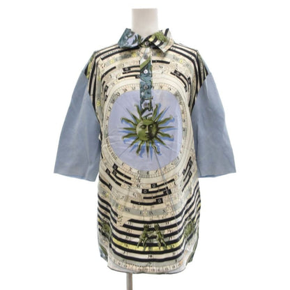 Hermes Martin Margiela Era Dies ET Hore Astrology Sun Polo Shirt Silk Knit