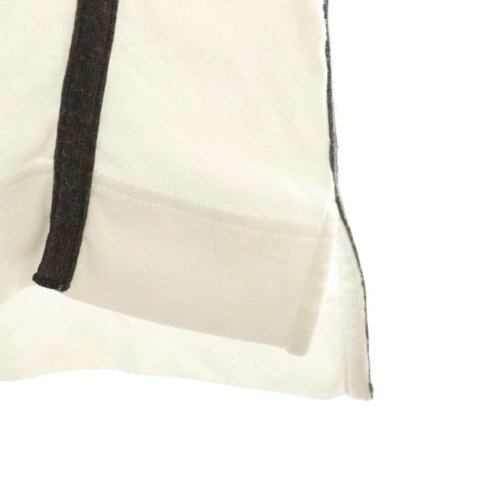 Hermes Series Button Polo Shirt Short Sleeve S White — view 4