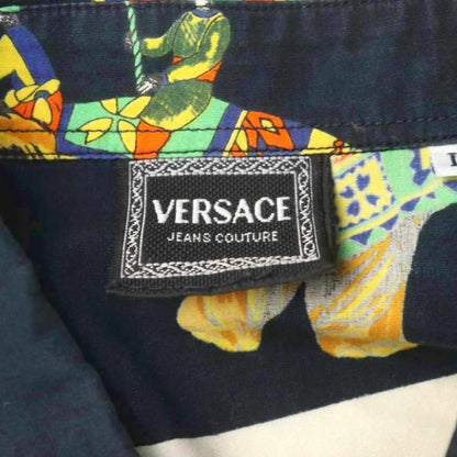 Versace Jeans Couture Shirt Graphic Print Long Sleeve All Over Pattern Elephant — view 3