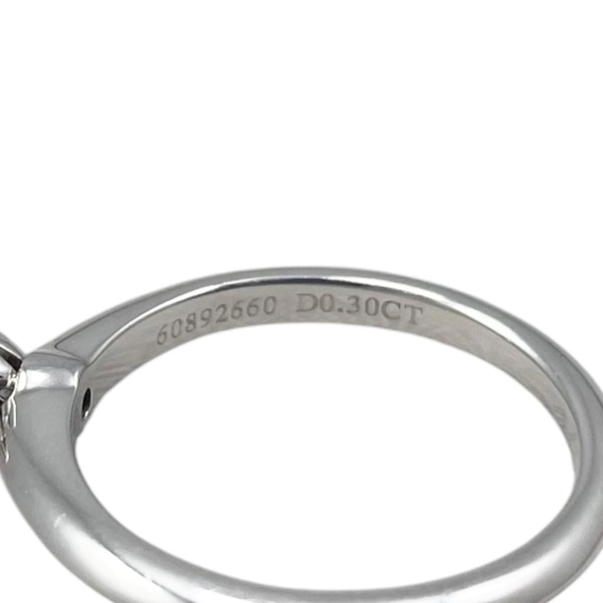 Tiffany & Co Ring Solitaire Setting Engagement Platinum Diamond — view 8