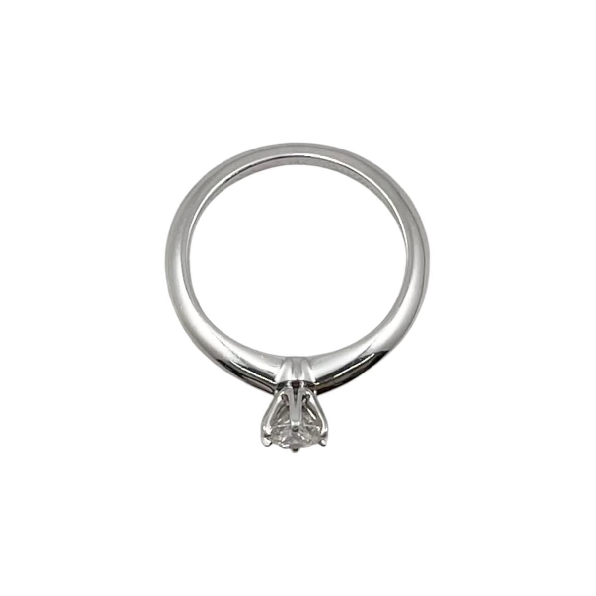 Tiffany & Co Ring Solitaire Setting Engagement Platinum Diamond — view 6