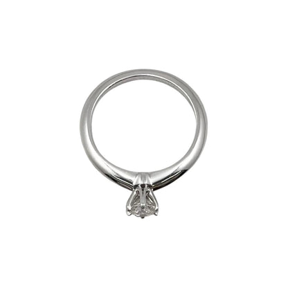 Tiffany & Co Ring Solitaire Setting Engagement Platinum Diamond — view 6