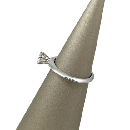 Tiffany & Co Ring Solitaire Setting Engagement Platinum Diamond — view 3