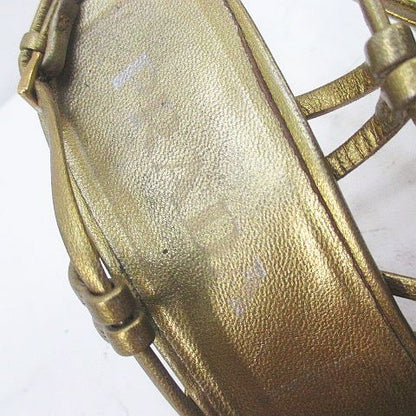 Prada Sandals Knitted Gold — view 6