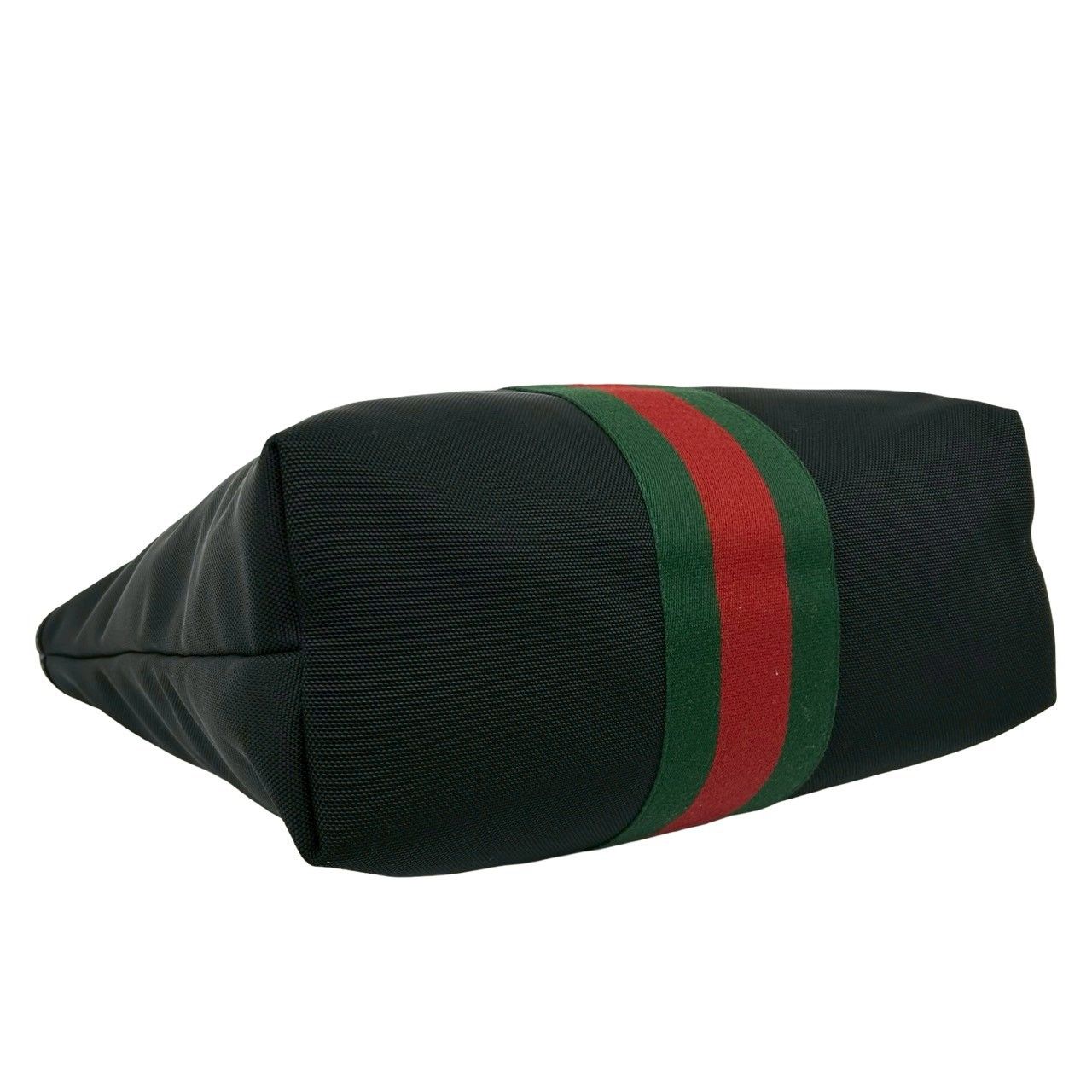 Gucci Sherry Line Logo Nylon Leather Tote Business Black — view 7